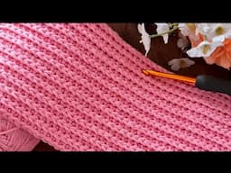 Simple Crochet Pattern for beginners!  Gorgeous Crochet Sewing for Scarves, Sweaters and Blankets