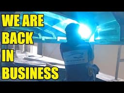 Ep. 57 The Boat Build starts up again - WE ARE BACK IN BUSINESS!