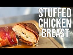 Smoked Stuffed Chicken With Bacon Wrap Recipe | How to Smoke Chicken on a Pit Boss Savannah