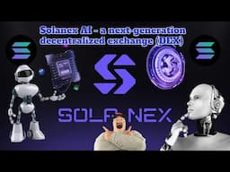 Solanex AI Is A Next-Generation Decentralized Exchange (DEX) On Solana