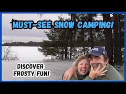 "Winter Adventures: Snow Camping at Northwoods Campground for Ultimate Outdoor Fun!