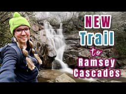 Solo winter hike on the NEW Ramsey Cascades trail