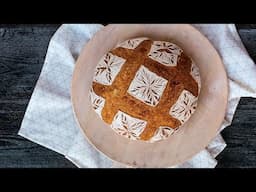 Scoring Sourdough Bread - Quilted Pattern Tutorial