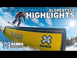 BEST OF Women’s Snowboard Slopestyle | X Games Aspen 2025