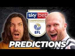 Championship SCORE PREDICTIONS - Round 30