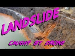 Mudslide closed down Route 460 in Giles County Virginia | DJI Mavic Air 2 Footage