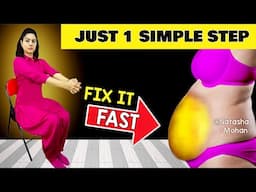 One Easy Exercise To Reduce Belly Fat Finally | Belly Fat Workout For Beginners At Home