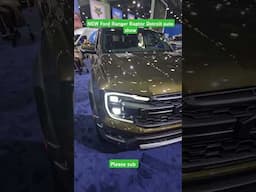 New Ford Ranger Raptor!  DETROIT AUTO SHOW! #FORD #ranger #automobile