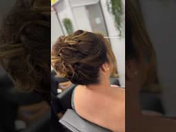 Coque em cabelo curto e ralo #penteado