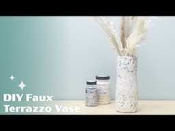 DIY Faux Terrazzo Vase