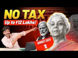 🤑 No Income Tax for Middle Class 🤯 New income Tax Rules | Union Budget 2025 💰