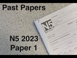 N5 Biology 2023 Paper 1