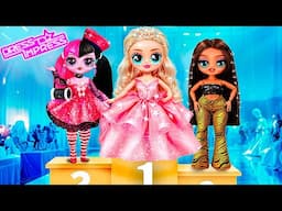 Barbie VS Bratz VS Monster High *Desafío EXTREMO en Dress to Impress* 32 Manualidades para Muñecas