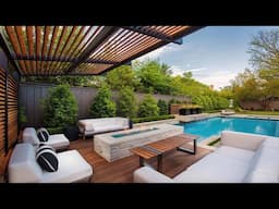 CONTEMPORARY OUTDOOR LIVING SPACE DECOR IDEAS | HOW TO PLAN OUTDOOR LIVING AREA DESIGN FOR ENTERTAIN