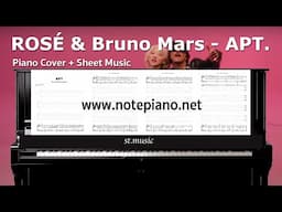 [โน้ตเปียโน] ROSÉ & Bruno Mars - APT.