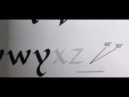 Foundational Calligraphy minuscule w-z