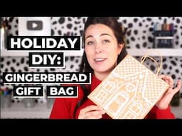 DIY Gingerbread House Gift Bag