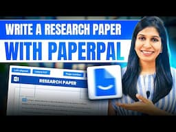 WRITE A RESEARCH PAPER WITH AI TOOL - PAPERPAL! 🔥Complete step-by-step process explained 🤯