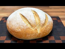 Crusty French Boule Loaf:   Crusty bread at its very best