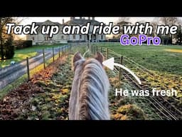 TACK UP AND RIDE WITH ME | Come For An Eventful Hack Around The Countryside | GoPro