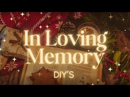 “In Loving Memory” Christmas DIY Ornaments-#iodmoulds 2024