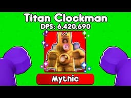 Unlocking Titan CLOCKMAN In Toilet Tower Defense