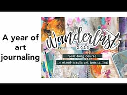 Wanderlust 2025 Online Art Journaling Workshop