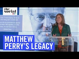 Honouring Matthew Perry: Caitlin Morrison on His Legacy & Recovery Support | The Social