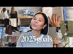 How I'm designing my life in 2025 | my goals + vision board