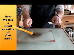 The Glass Painter's Method: how to mix a small quantity of glass paint