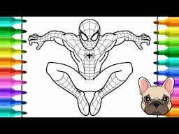 Coloring Spider-Man's Original Costume