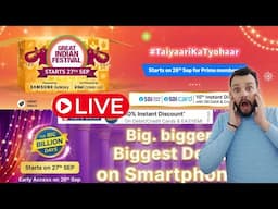 Big Billion And Amazon Great Indian Festival Sale 2024 - LIVE NOW - All Deals