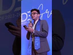 Inspiring Valedictorian speech by Sarthak Shukla | IIDE Graduation 2023-24