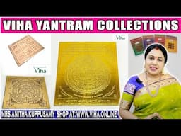 Authentic Viha Yantram Collection | Viha Yantram For Home & Office | Anitha Kuppusamy Viha