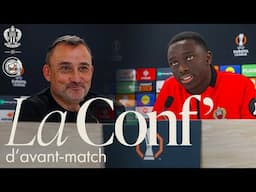 Avant Nice - Bodø/Glimt, Franck Haise et Antoine Mendy devant la presse