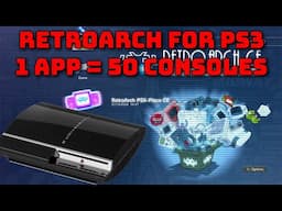 PS3 RetroArch - Play all the consoles on your PlayStation 3 - Sega, Nintendo, Atari, Commodore