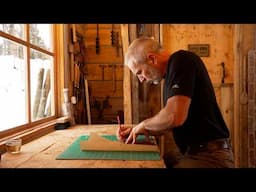 Leatherworking in my off grid Workshop on Cold Winter Days at the Cabin