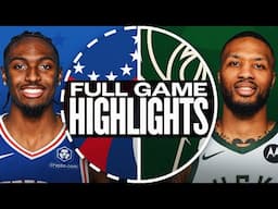 76ERS at BUCKS | FULL GAME HIGHLIGHTS | February 9, 2025