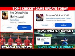 Real Cricket 24 New Update | SSPC New Update Coming | Dc25 New Update Tonight | Rc Swipe New Update