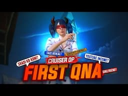 My First QNA Video😍 | Cruiserop | PubgMobile