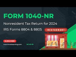 Form 1040-NR for 2024 with Form 8805