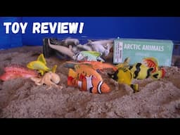 Artic SEA ANIMAL TUBE TOY Dig Up REVIEW! Fish Artic Wolf Snow Bunny Snow Owl!