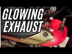 Why Does My Ducati Hypermotard 698 Exhaust Glow Red?