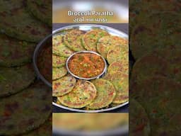 પિઝા ભુલાવી દેતેવા હેલ્થી નવા પરાઠા | Paratha #broccoliparatha #shorts #recipe Broccoli paratha