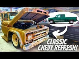 Chassis Swap Makeover! Classic Chevy Truck To Modern Silverado!