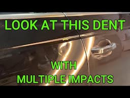 Sharp Dent On Audi Doors | Full PDR