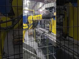 Robotic deburring and assembly of main bearing caps #shorts #automation #robotics #fanuc