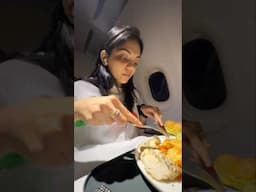 What I ate on Etihad Business from Trivandrum to Abu Dhabi 🥰