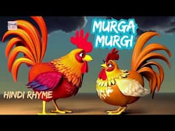 Murga Murgi  |  मुर्गा मुर्गी  | Hindi Nursery Rhymes | New Kids Poem | #catrackkidstv