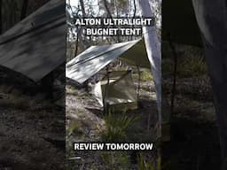 Ultralight Bugnet Tent Review Coming Tomorrow #bluemountains #bushcraft #camp #camping